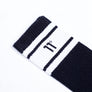 11 Degrees - Stripe Crew Socks 3Darab - Black